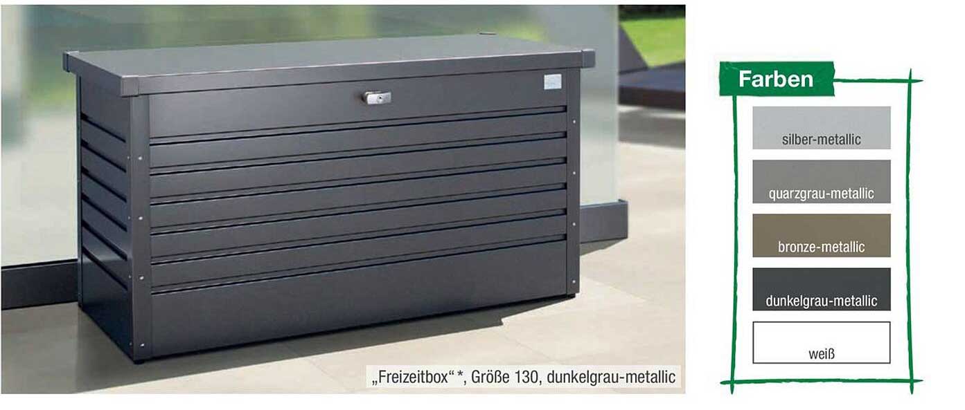 „Freizeitbox“, Größe 130, dunkelgrau-metallic