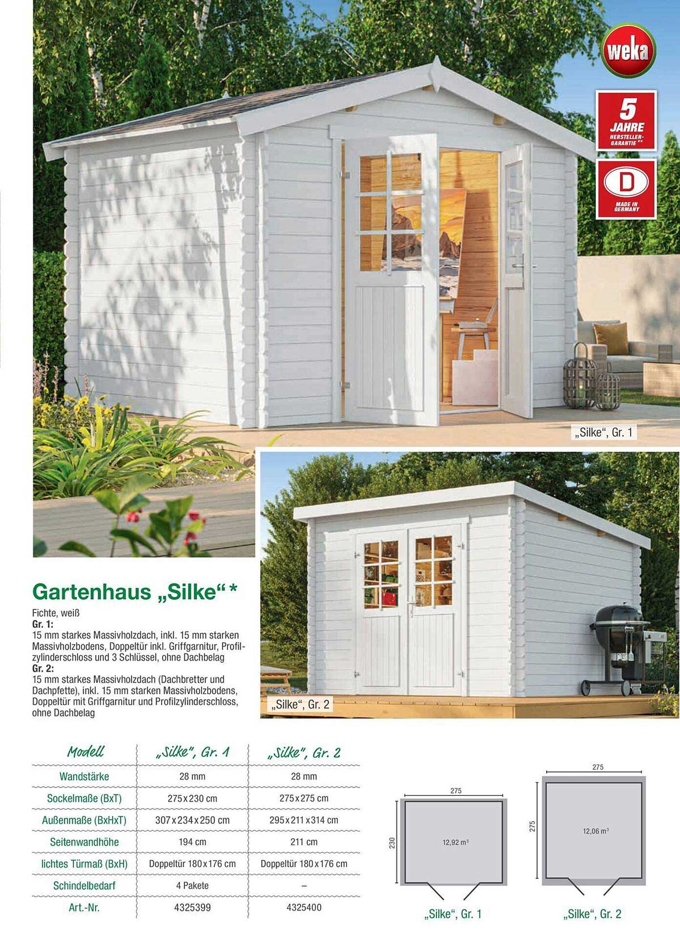 Gartenhaus „Silke“*