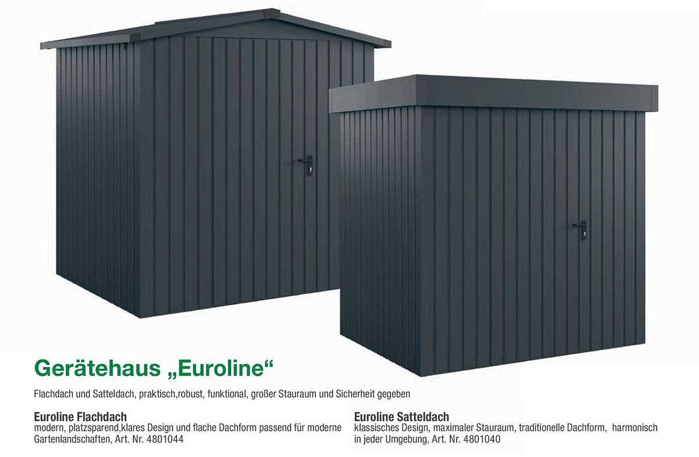 Gerätehaus „Euroline“