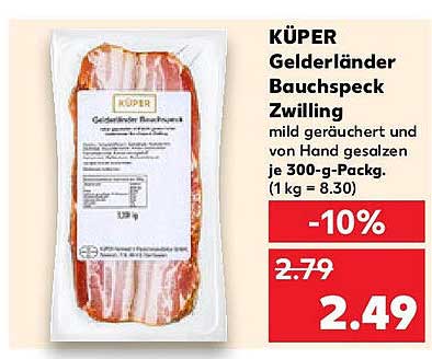 KÜPER Gelderländer Bauchspeck Zwilling