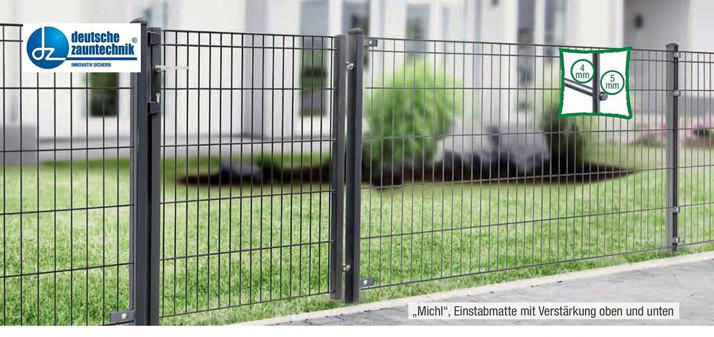 „Michl“, Einstabmatte mit Verstärkung oben und unten