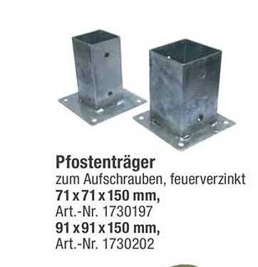 Pfostenträger