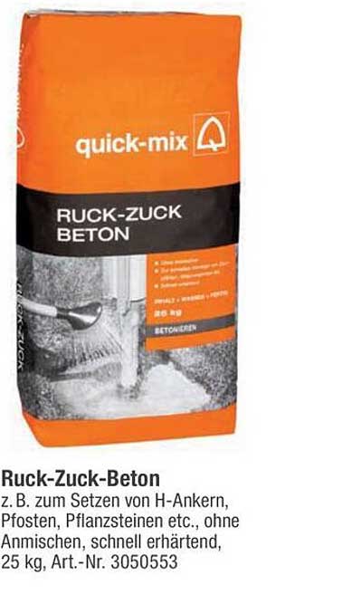 Ruck-Zuck-Beton