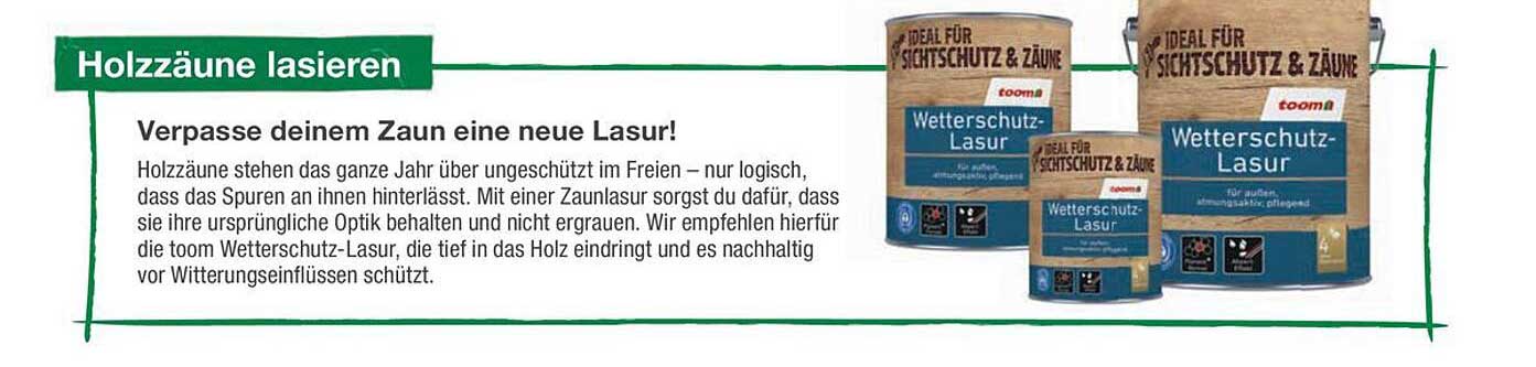 Wetterschutz-Lasur