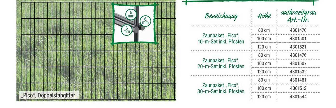 Zaunpaket „Pico“