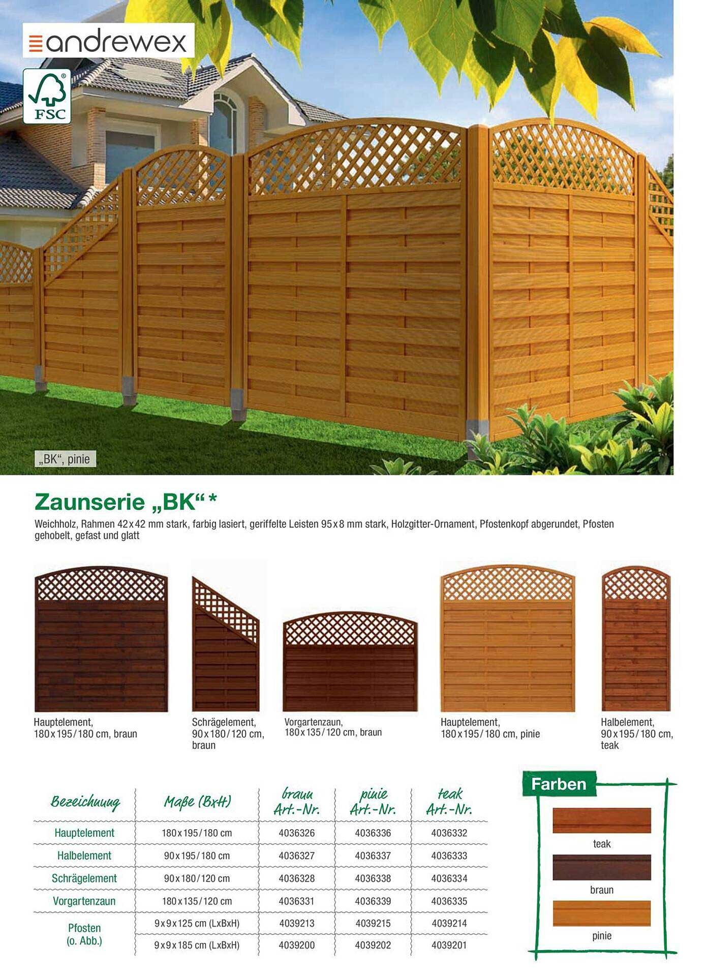 Zaunserie „BK“