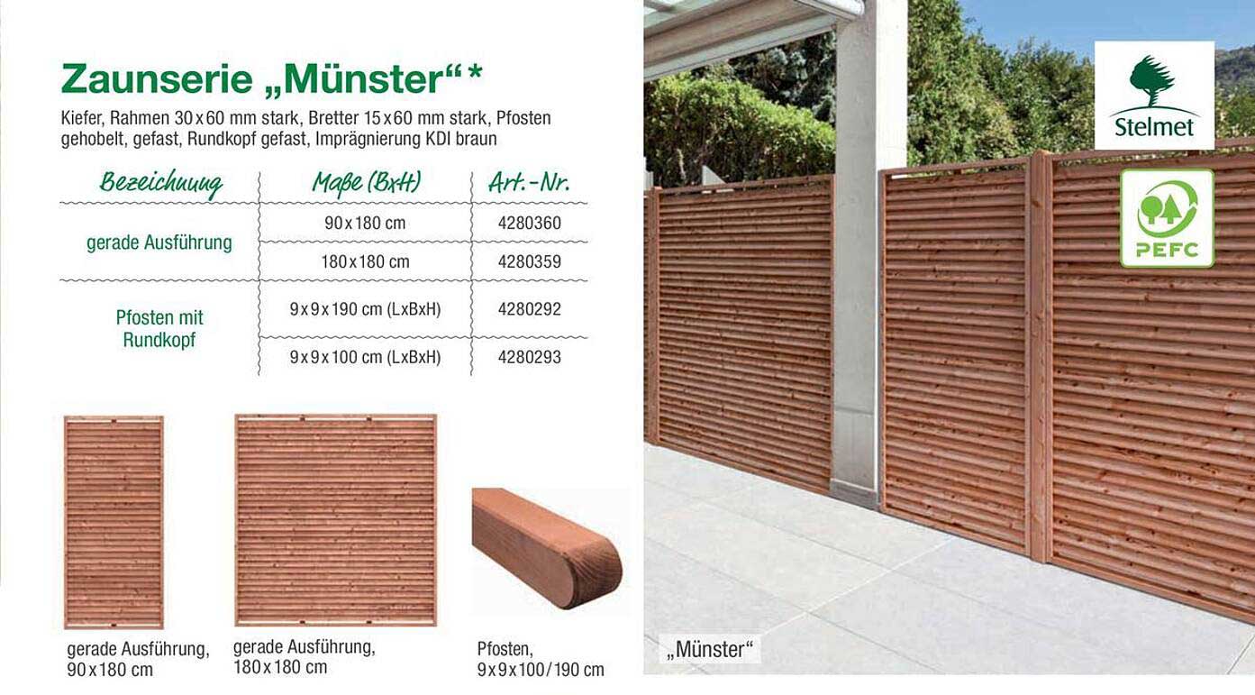 Zaunserie „Münster“
