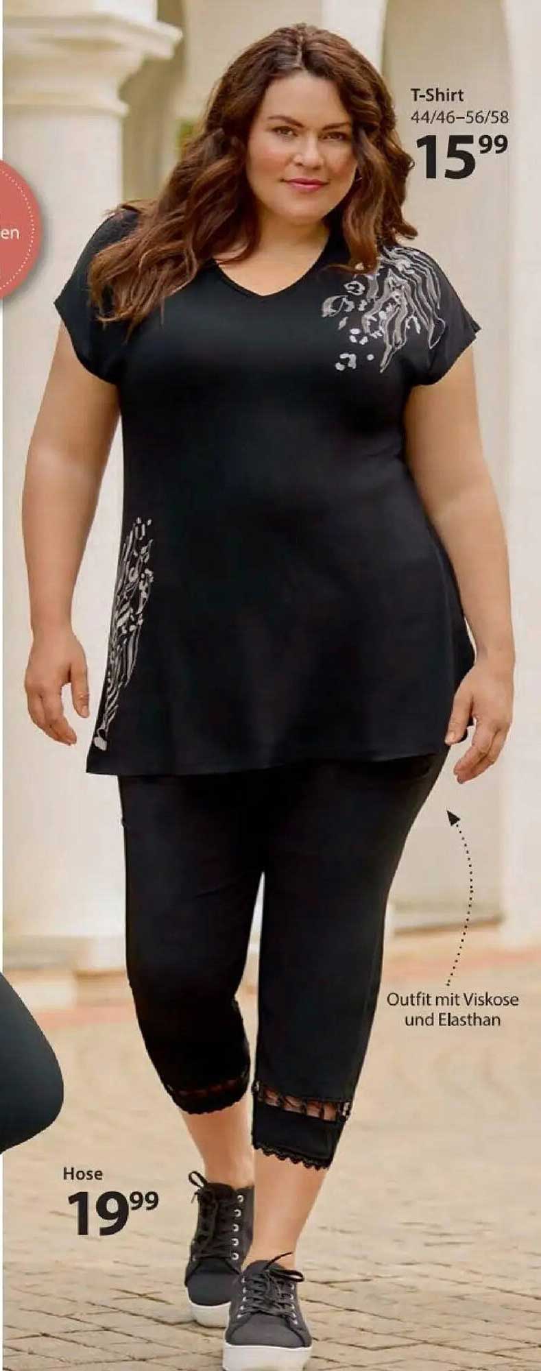 T-Shirt und Hose Outfit
