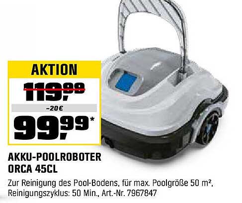 AKKU-POOLROBOTER ORCA 45CL
