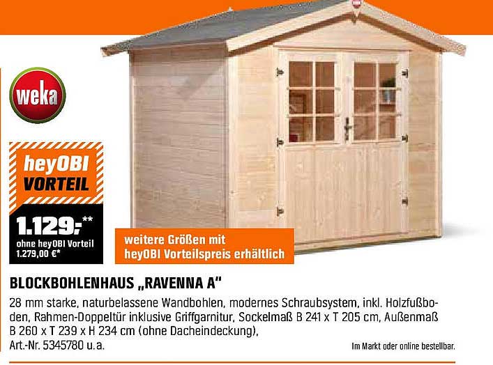 BLOCKBOHLENHAUS „RAVENNA A“