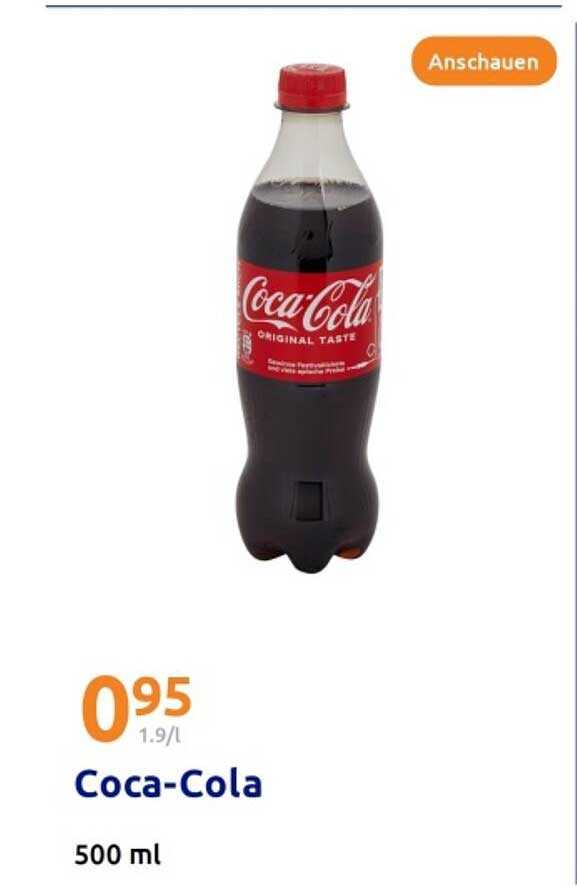 Coca-Cola 500 ml für nur 0,95 €