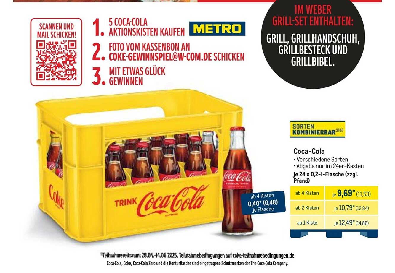 Coca-Cola Aktionskiste – 24 x 0,2 l Flaschen