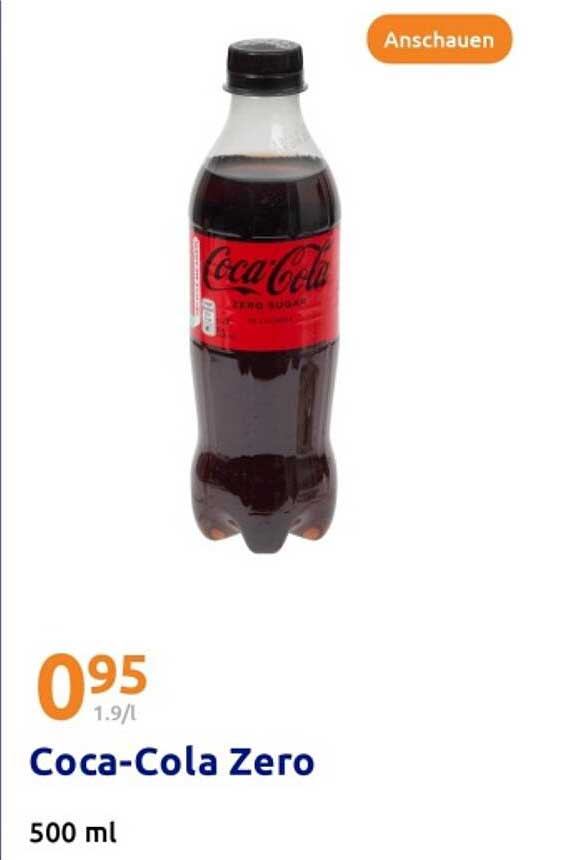 Coca-Cola Zero 500 ml für nur 0,95 €