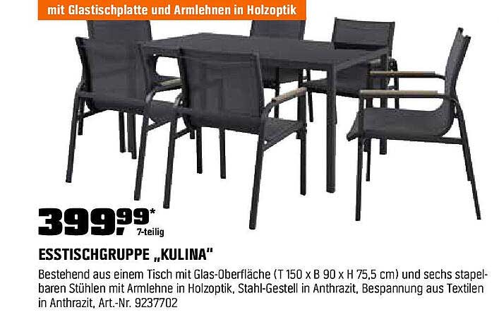 ESSTISCHGRUPPE 'KULINA'
