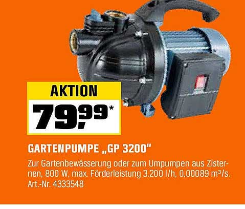 GARTENPUMPE „GP 3200“