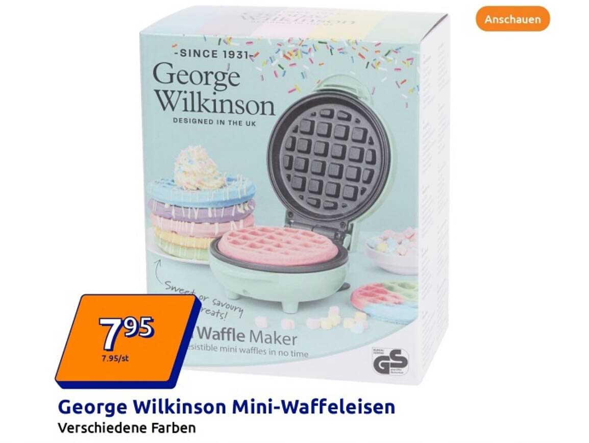 George Wilkinson Mini-Waffeleisen - Verschiedene Farben
