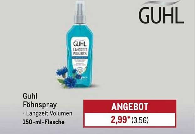Guhl Föhnspray Langzeit Volumen 150-ml-Flasche