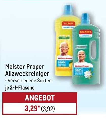 Meister Proper Allzweckreiniger - Verschiedene Sorten je 2-L-Flasche