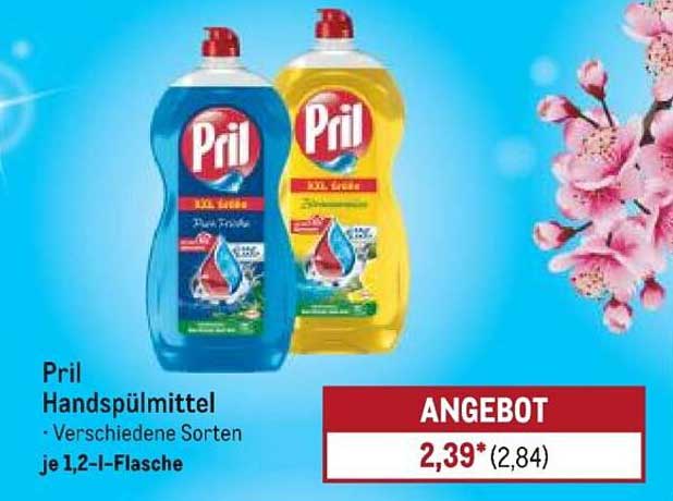 Pril Handspülmittel - Verschiedene Sorten je 1,2-l-Flasche