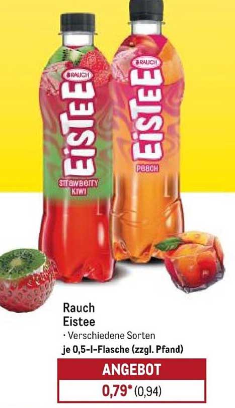 Rauch Eistee - Verschiedene Sorten (0,5 l-Flasche)
