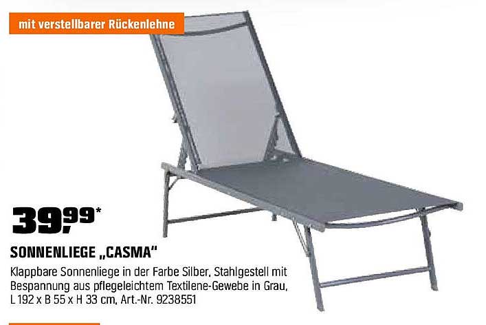 SONNENLIEGE „CASMA“
