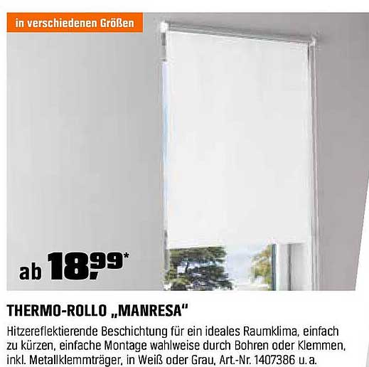 THERMO-ROLLO „MANRESA“