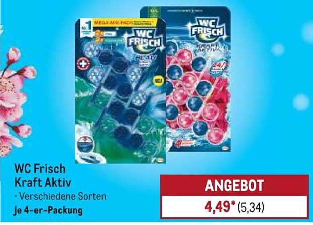 WC Frisch Kraft Aktiv - verschiedene Sorten, je 4-er-Packung