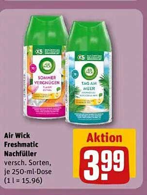 Air Wick Freshmatic Nachfüller 250 ml - Sommer Vergnügen & Tag am Meer