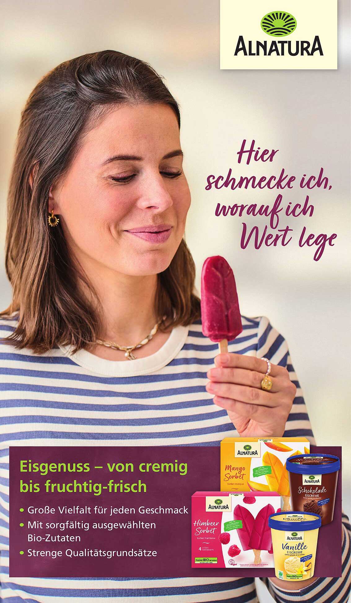 Alnatura Eisgenuss – von cremig bis fruchtig-frisch