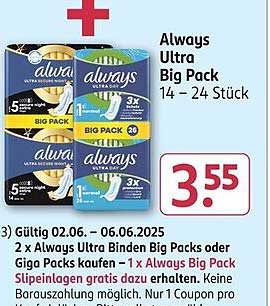 Always Ultra Big Pack 14 – 24 Stück