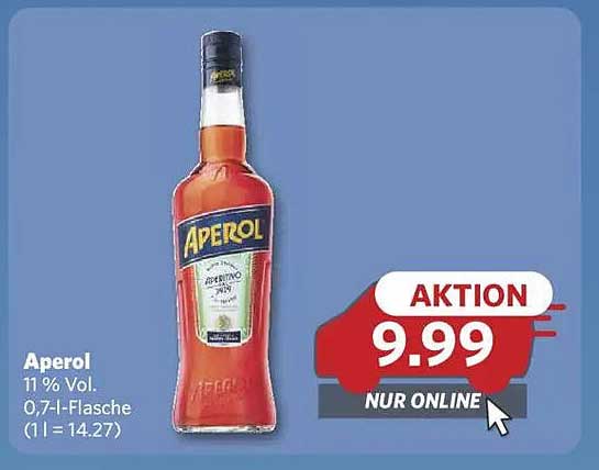 Aperol 11 % Vol. 0,7-l-Flasche