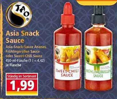 Asia Snack Sauce – Sweet Chili oder Frühlingsrollen Sauce