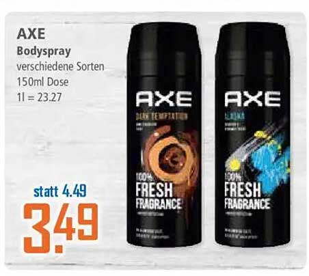 AXE Bodyspray verschiedene Sorten 150ml