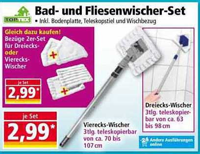 Bad- und Fliesenwischer-Set