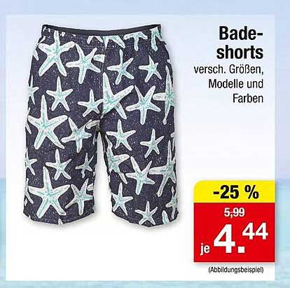 Bade-Shorts - versch. Größen, Modelle und Farben