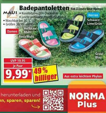 Badepantoletten für Damen und Herren - Stylisch und Bequem
