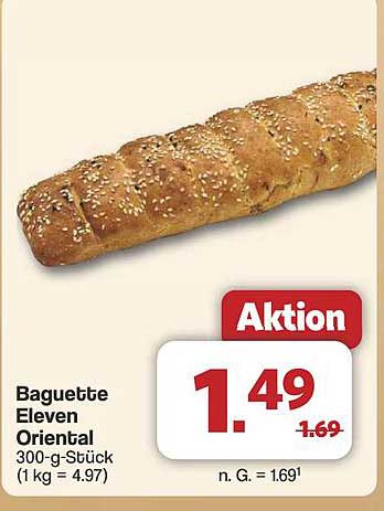 Baguette Eleven Oriental 300-g-Stück