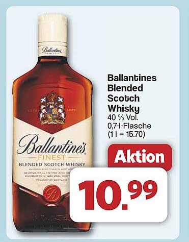 Ballantines Blended Scotch Whisky 0,7 l
