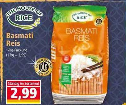 Basmati Reis 1-kg-Packung