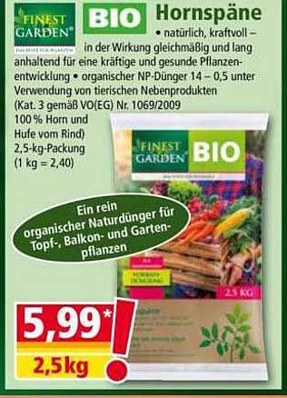 BIO Hornspäne - Natürlich, kraftvoll und effektiv für Pflanzen