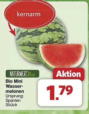 Bio Mini Wassermelonen - Aktion