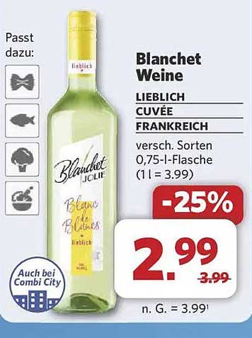 Blanchet Weine - Lieblich Cuvée aus Frankreich