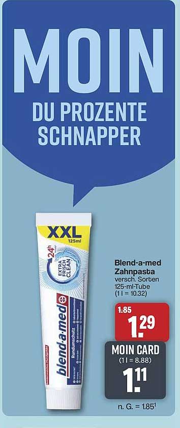 Blend-a-med Zahnpasta 125 ml - jetzt zum Aktionspreis!