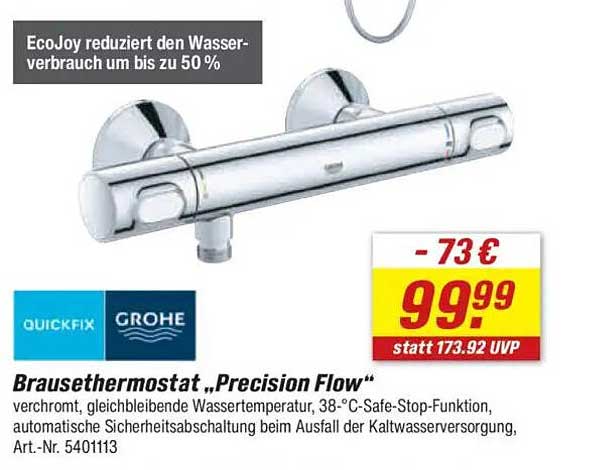 Brausethermostat „Precision Flow“