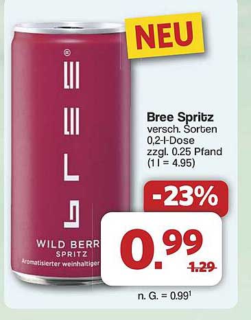 Bree Spritz Wild Berry 0,2 l Dose