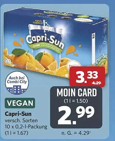 Capri-Sun versch. Sorten 10 x 0,2-l-Packung