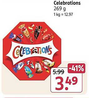 Celebrations Schokoladensortiment 269 g