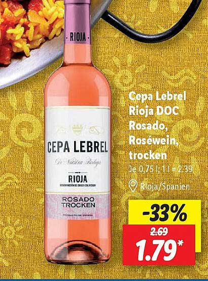 Cepa Lebrel Rioja DOC Rosado, Roséwein, trocken