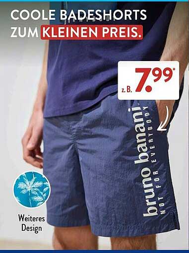 Coole Badeshorts zum kleinen Preis