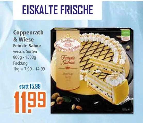 Coppenrath & Wiese Feine Sahne 800g - 1500g